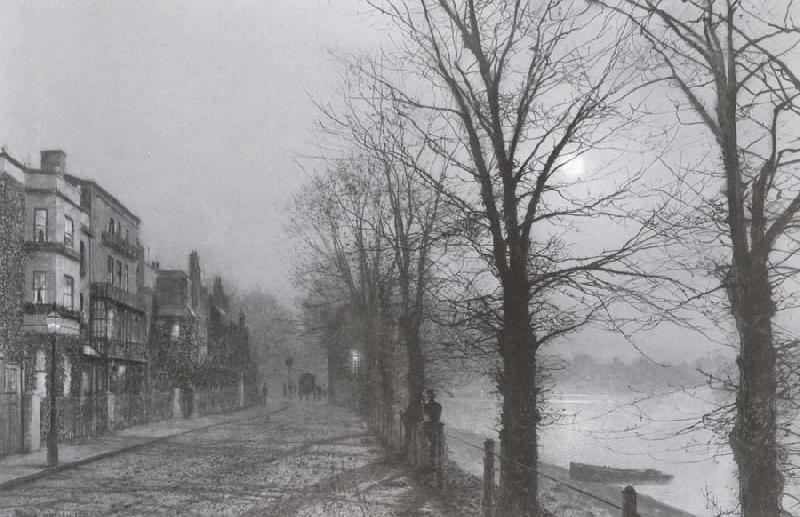 Atkinson Grimshaw On the Thames Barnes